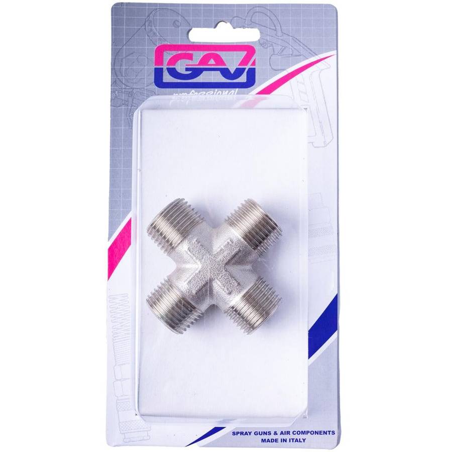 Gav 4 Way Connector 1/2' Mmmm Packaged