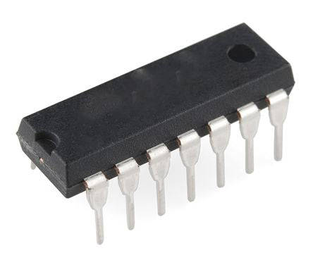 Ic Cmos Dip Hex Inverter Gd74 Hcu04