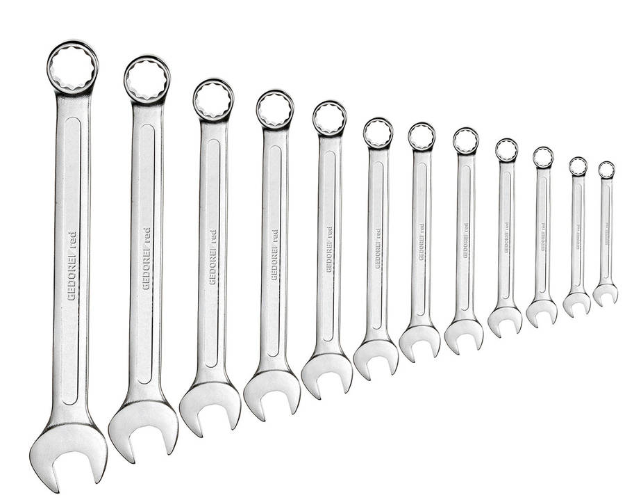 Spanner Ged Red Com Set 12 Pce 10 32 Mm