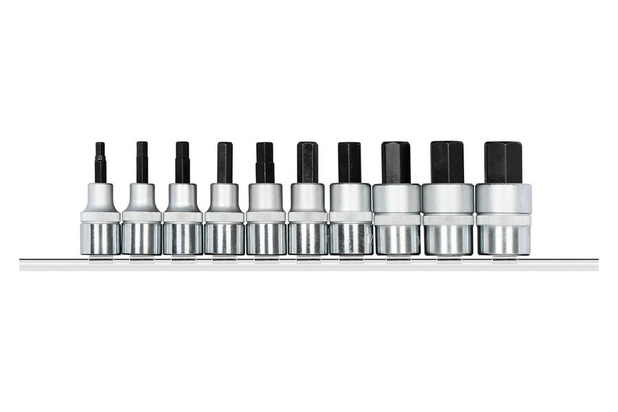 Allen Bit Socket Set Ged Red 1/2 10 Pce