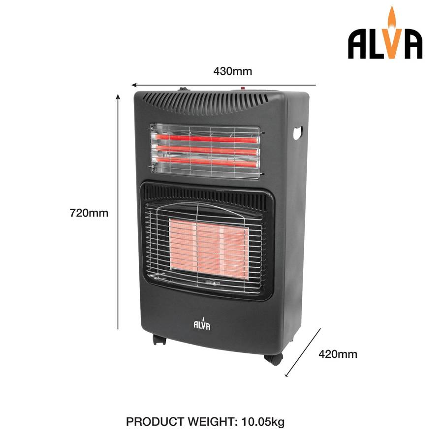 Alva Infrared Radiant Gas & Electric Dual Indoor Heater