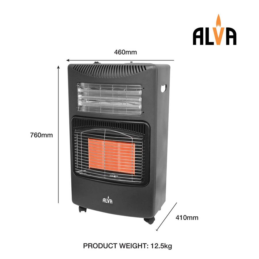 Alva Infrared Radiant Gas & Electric Dual Indoor Heater