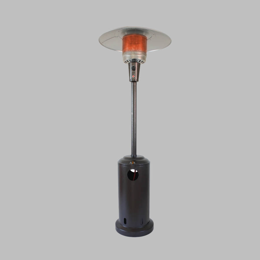 Alva Gas Patio Heater Bronze Hammertone Cabinet
