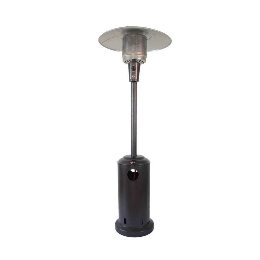 Alva Gas Patio Heater Bronze Hammertone Cabinet