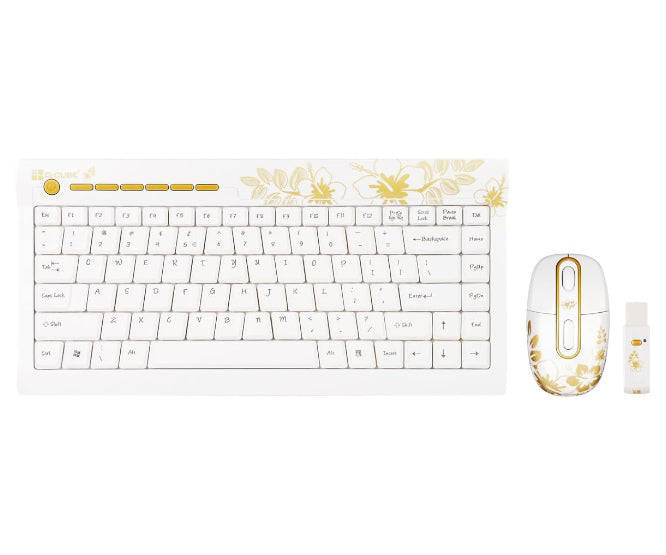 2.4 G Hz Mini Wireless Keyboard And Mouse Set Grksa 610 Sr
