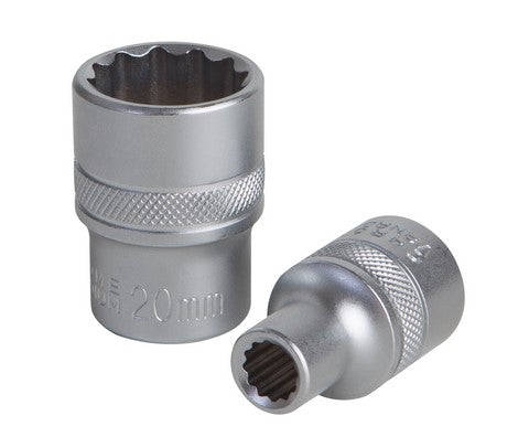 Groz Socket Bihex 1/2`` Dr 8 Mm Crv