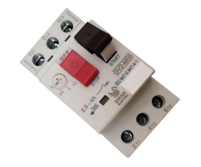 Manual Motor Starter 0.63 A 1 A Gv2 M05