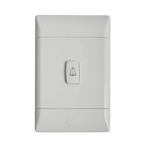 Cbi Bell Switch 2 X4 White