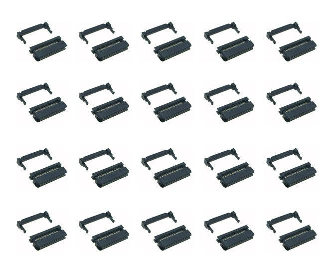 Socket Idc 20 W W/Strain Relief 108/Tray Isc20 A1