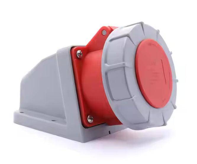 Industrial Socket Wall Mount 32 A 3 P+N E 380 V Ip67 Ips Ce 1252