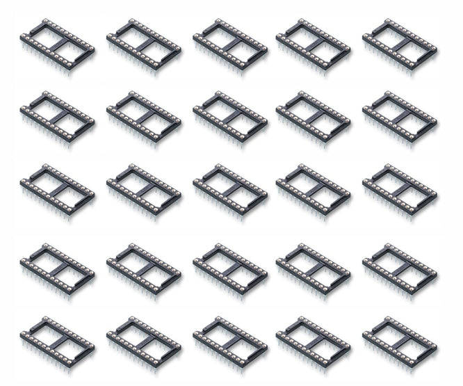 Ic Socket 0.6 24 W Tulip Rnd Wide 20 Pcs/Tube Ism24 T1 06