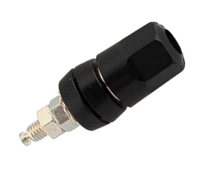 Banana Socket / Binding Post 4mm Black L=45mm K208 Bk