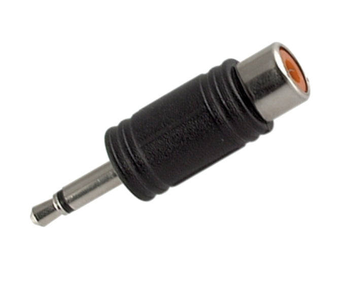 Adaptor 3.5 Plug Mono Rca Socket K309 B