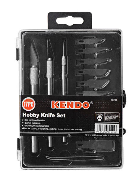 Knife 17 Pc Kendo Hobby Set