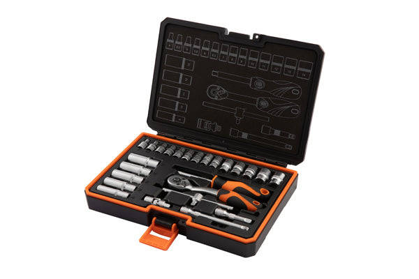 Socket Kendo 1/4`` Set 25 Pc