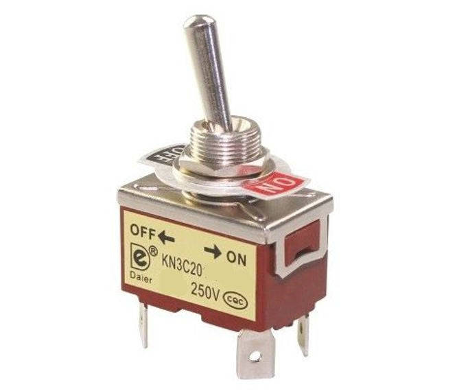 Toggle Switch 15 A 250 Vac Spst On Off C511 B