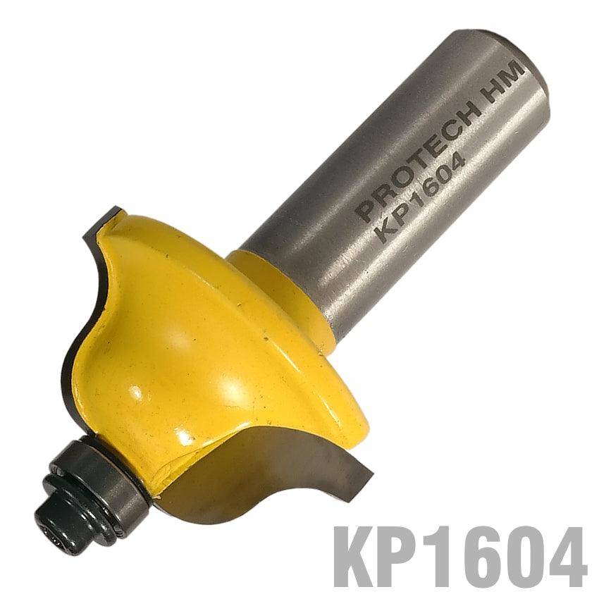Pro Tech Roman Ogee Bit 1 3/8' X 16 Mm (1/4' Radius) 1/2' Shank