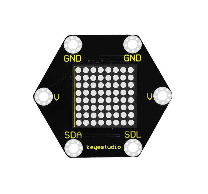 Honeycomb Disp Led Dots Matrix 8x8 Module Ks0478
