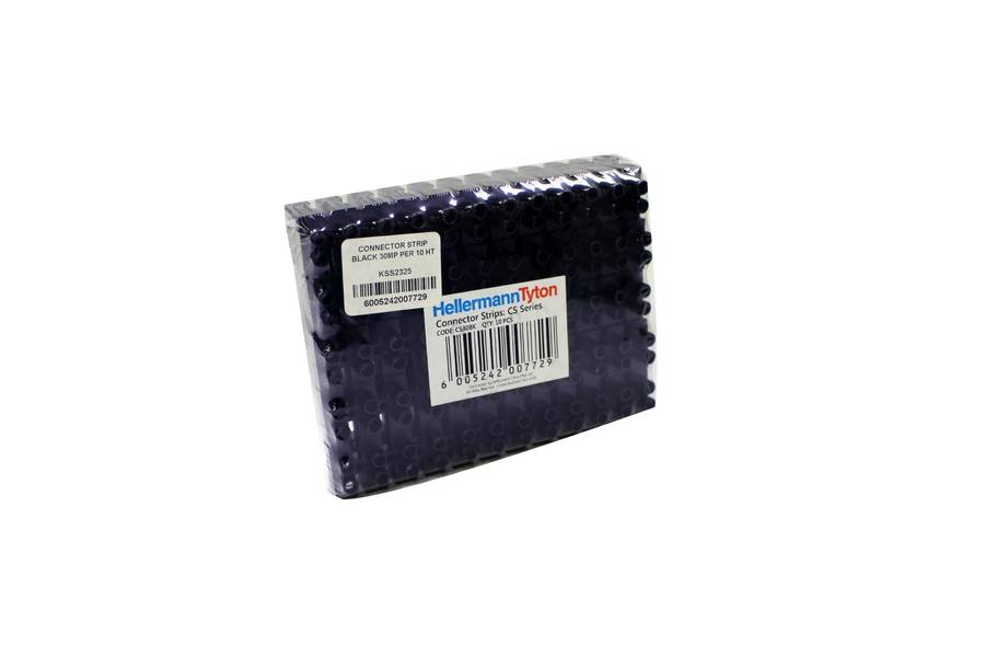 Connector Strip Black 30 A P/10 Hellerman