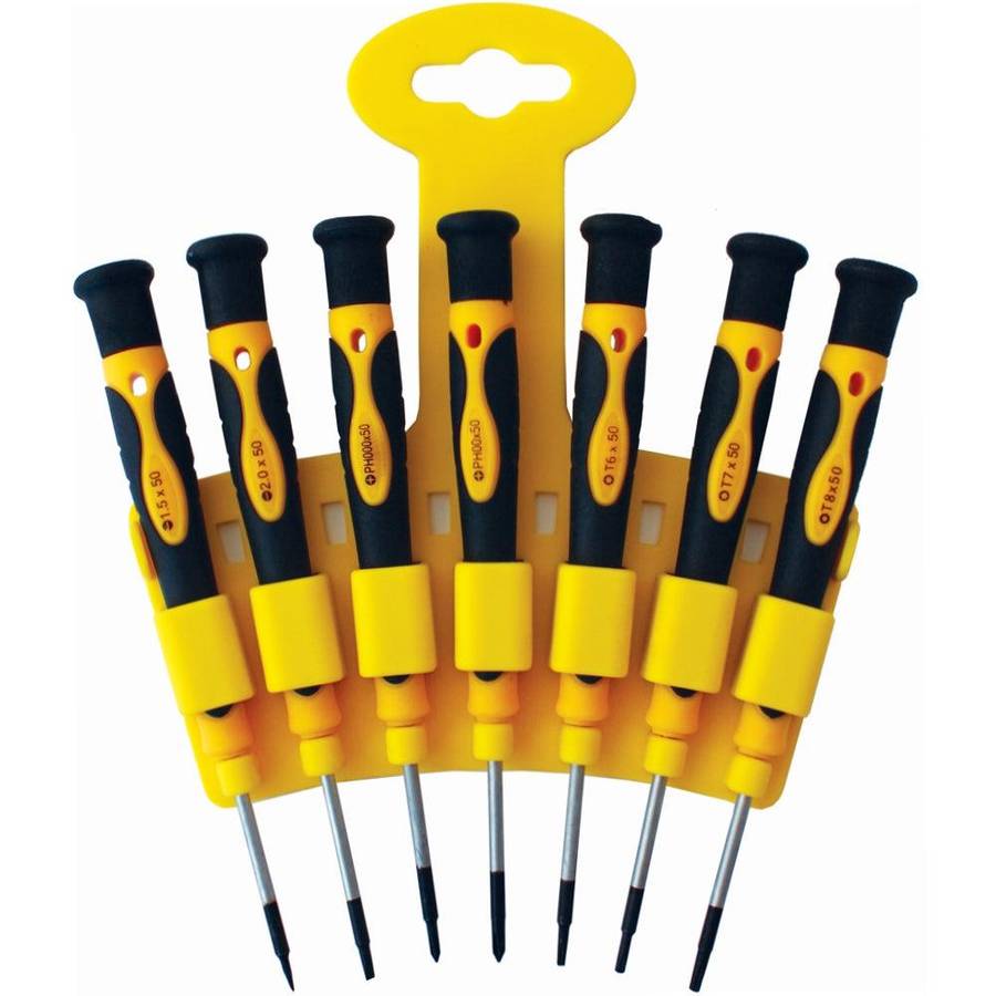Tork Craft 7 Pc Precision Screwdriver Set