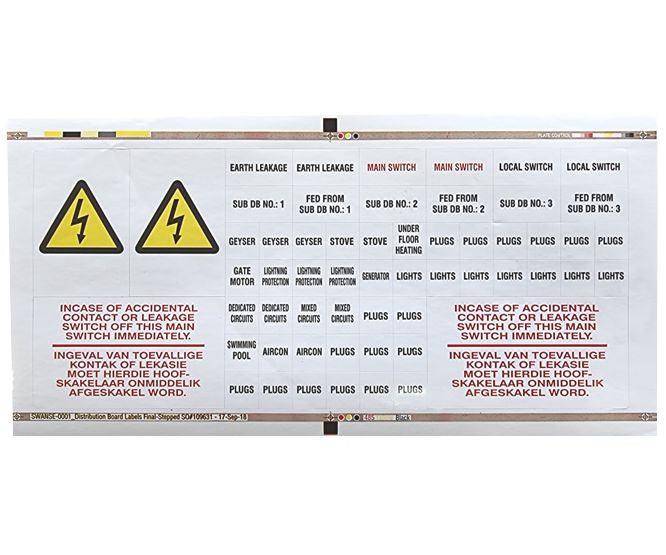 Label Db Board 95x218 La Db Label