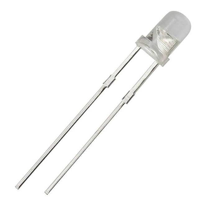 3mm Led 3mm Clear Red 790mcd 50 Deg Mpq=5 200688