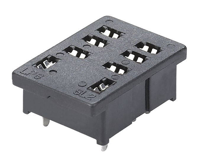 Socket Relay 8 P Pcb 31x21.1x14.2mm Lps Sl2