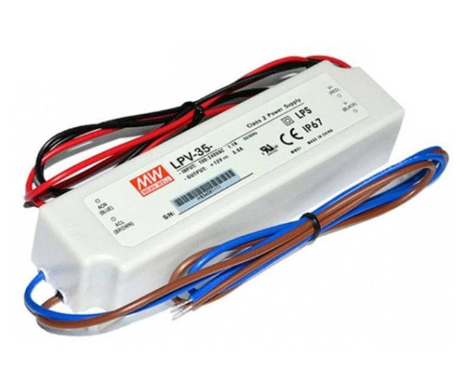 Power Supply Encl. Led Driver I=220 O=36 1 A 35 W Lpv 35 36