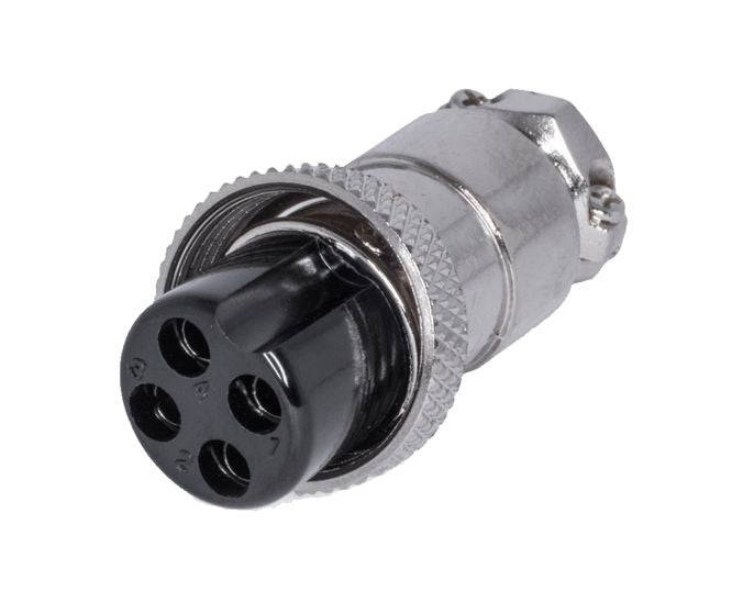 M16 4 W Mic Socket 5 A 125 V Aviation Connector M5900 C