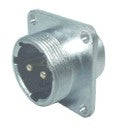 Circular Power Conn M22 7 W Plug Panel Mnt M595713 F