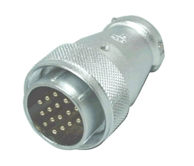 Circular Power Conn M30 16 W Plug In Line M595725 P