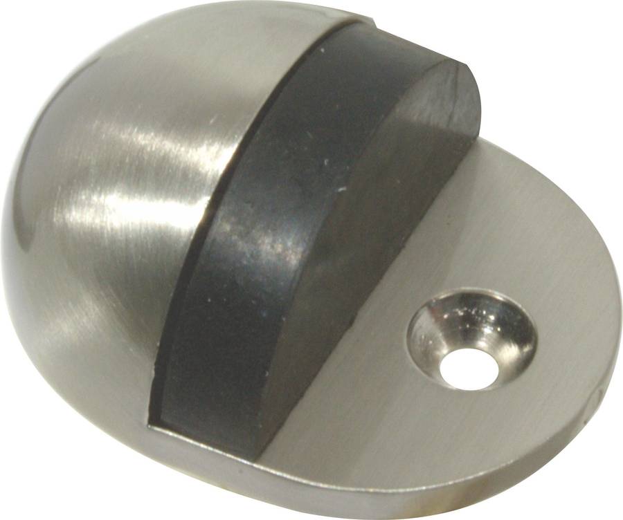 Mackie Stopper Door Satin Nickel