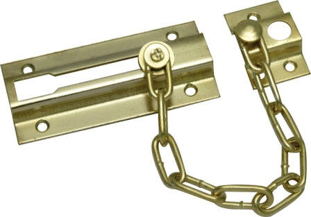 Mackie Door Chain Brass Plated