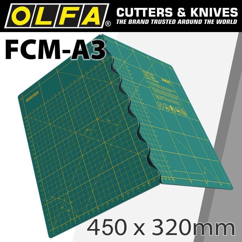 Olfa Folding Mat For Rotary Cutters 450 X320 X2.0 Mm