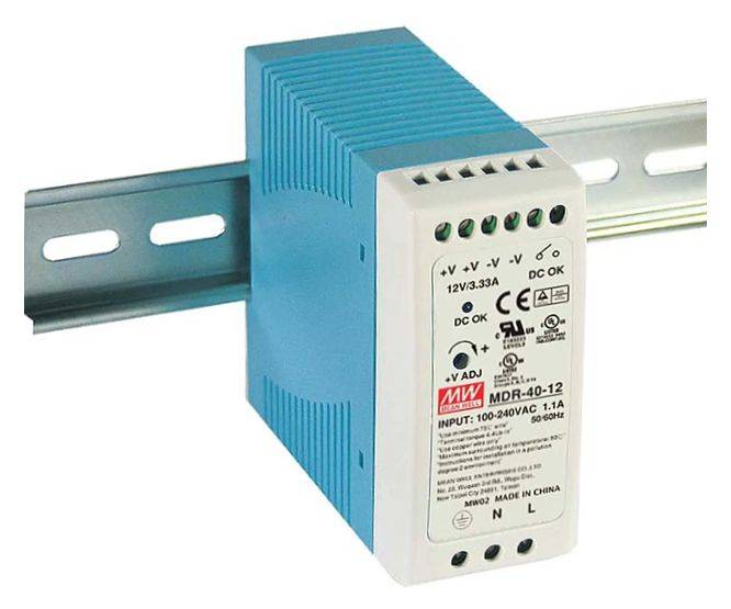 Power Supply D/R I=220 O=24v 1 A7 40 W Mdr 40 24