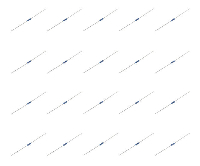 Resistor 1/4 W Round M/F 1% 120 K 1 K/Bag Res Mf 1/4 W 120 K