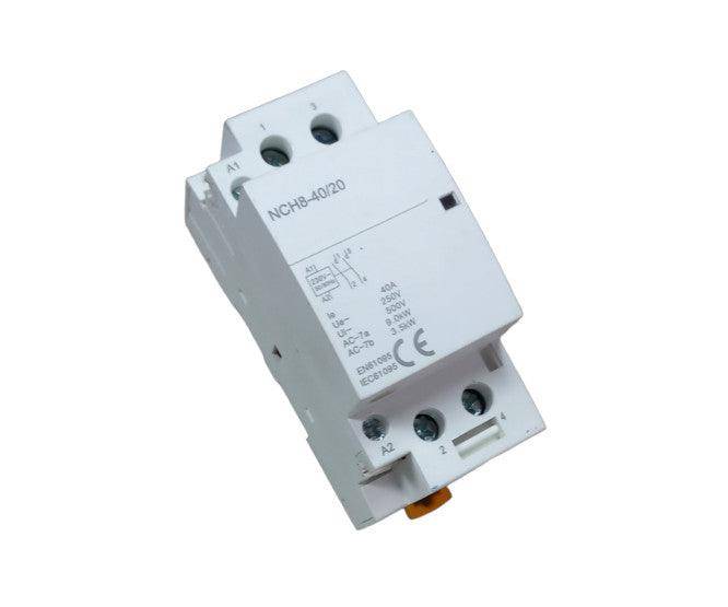 Modular Contactor 40 A 2 P 230 Vac 2 N/O Nch8 40/20