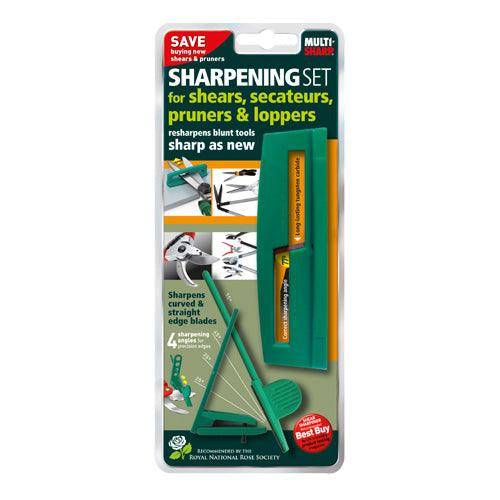 Multi Sharp Garden Tool Sharpening Kit 2 Pc Shear & Scateur