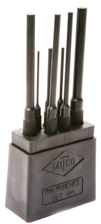 Pin Punch Set Mitco No.1 7 Pc
