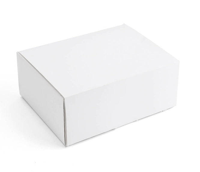 Box Card Board 135x105x48 Wt Mte D651