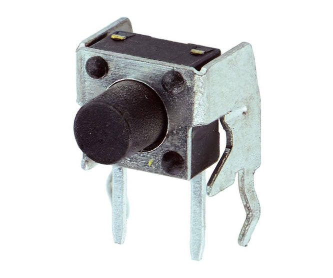 Pcb Tactile Switch 6x6mm H=8.35mm R/A Blk Mts 1102 Vc