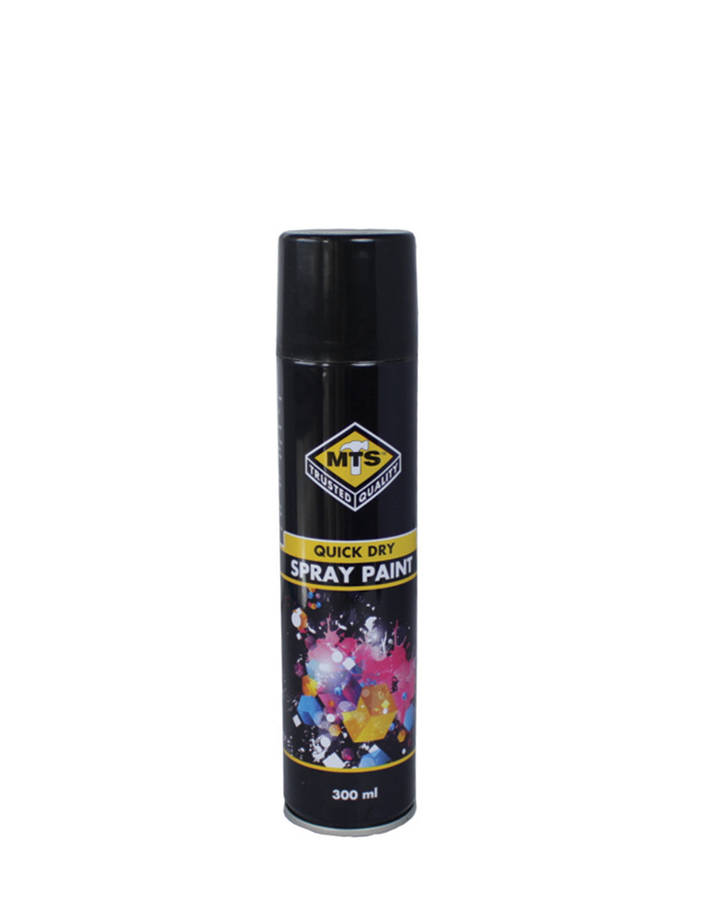 Paint Spray Black Gloss 300 Ml Mts