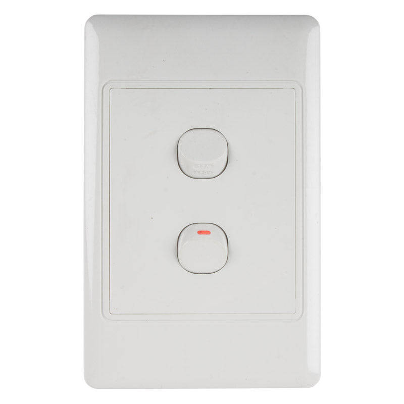 Nexus Light Switch With Cover 16 Amp 4 X2 1 Way 2 L