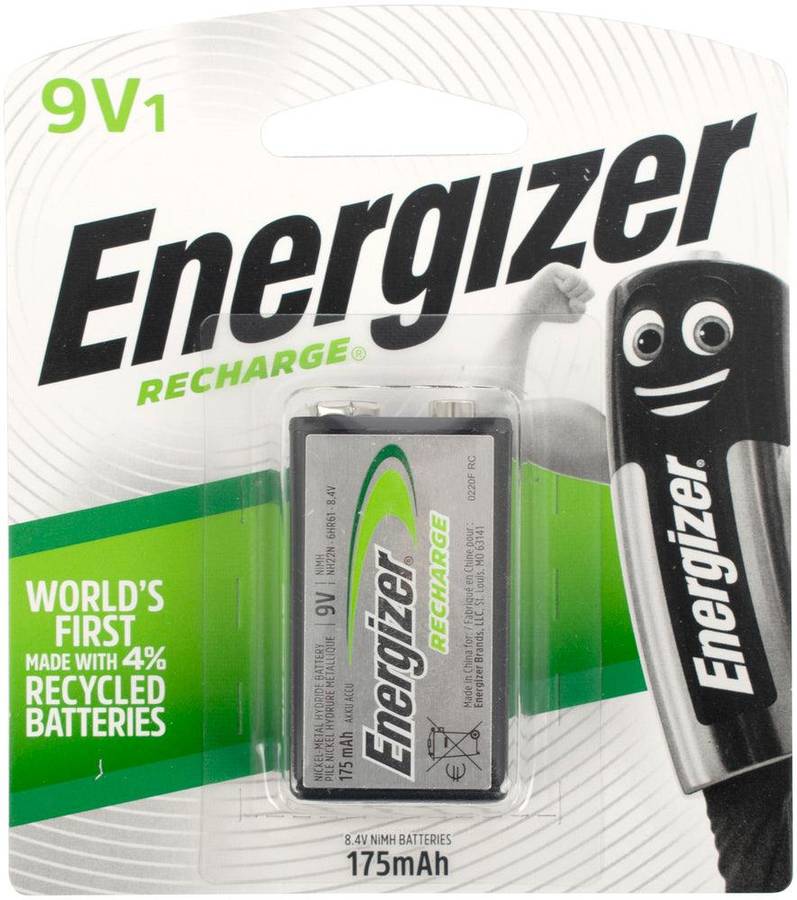 Energizer Energizer Recharge: 9 V 1 Pack (Moq6)