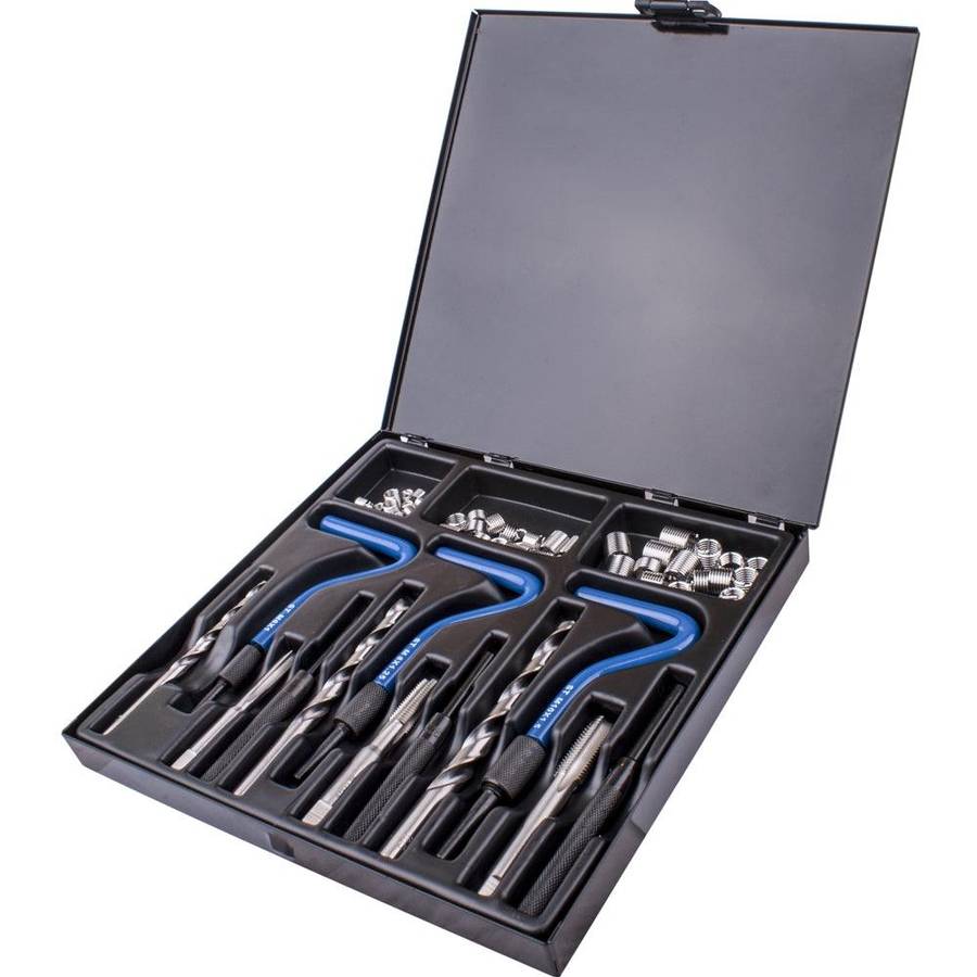 Tork Craft Thread Repair Kit 3 Pcs Combination Set M6/M8/M10 Internal (Metal Box)