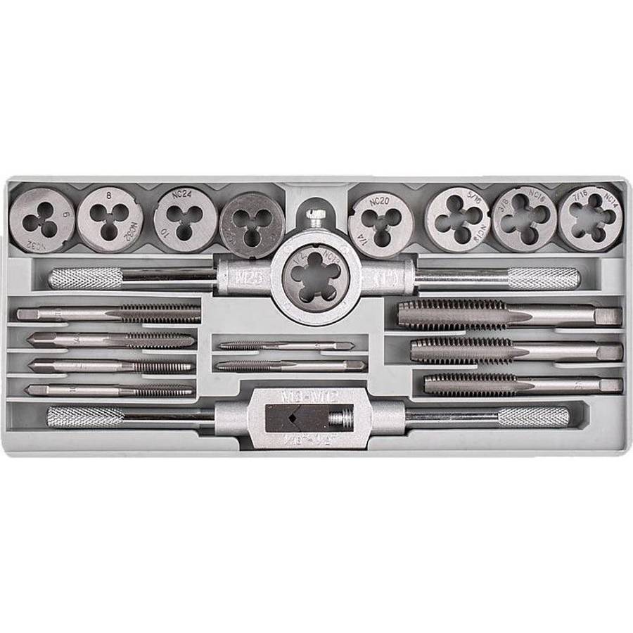 Tork Craft 20 Piece Imperial Tap & Die Set In Plastic Case