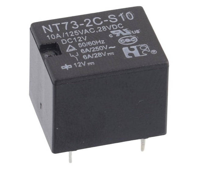Relay Spdt 10 A 12 Vdc Pcb 5 Squ Nt73 2 C S10 Dc12 0.36