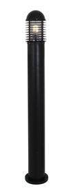 Eurolux Lourve Narrow Bollard Black