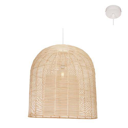 Tesse 420 Pendant Nature Woven Rattan E27 1x60w