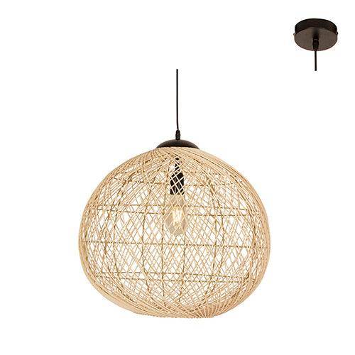 Souira 500 Pendant Nature Woven Rattan E27 1x60w